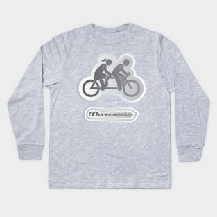 Threesome Kids Long Sleeve T-Shirt